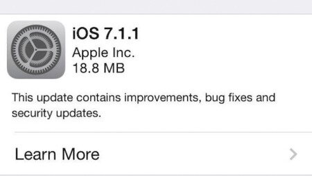 Apple tung bản cập nhật iOS 7.1.1, cải thiện Touch ID và sửa lỗi