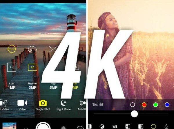 Ứng dụng bổ sung khả năng quay video 4K cho iPhone 6