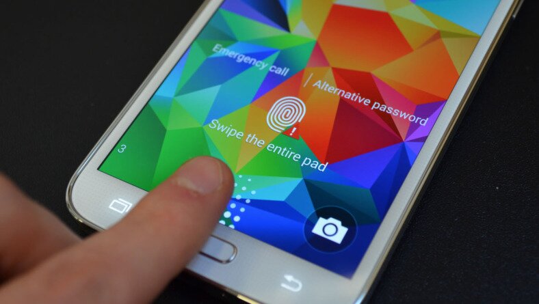 Khóa ứng dụng bằng cảm biến vân tay trên smartphone Samsung