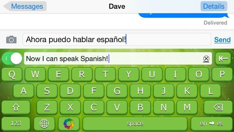 Dịch tin nhắn sang ngôn ngữ khác ngay khi nhập cho iOS