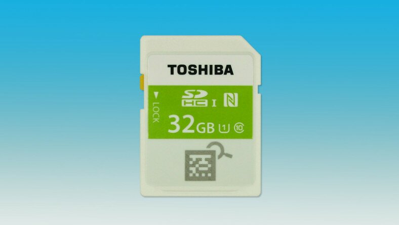 Toshiba công bố thẻ nhớ SD đầu tiên tích hợp NFC